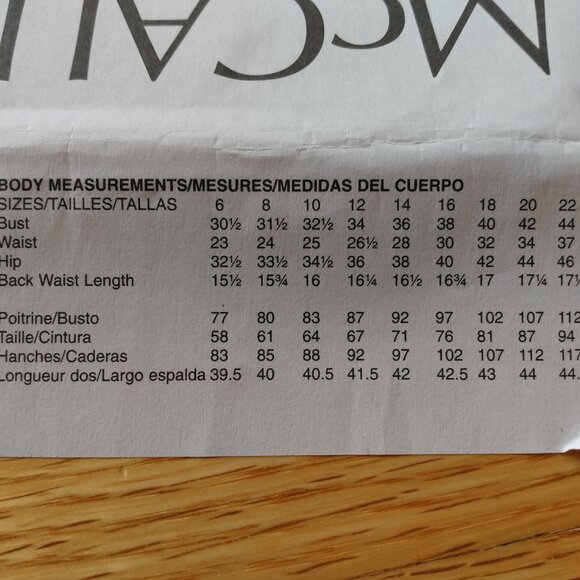 Dress Sewing Pattern Size 6-14 McCall's 6953 Sleeveless UNCUT - Picture 4 of 10